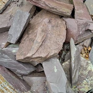 Plum Slate Rockery Stone