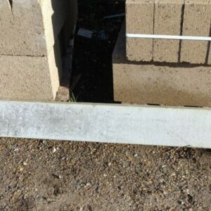 Concrete gravel boards 6" and 12"